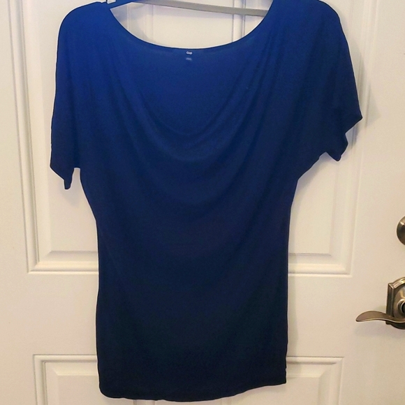 Gap Draped Color Short Sleeve - sz M - Picture 1 of 3
